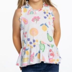 🍉Girl’s Chaser Peplum Tank Top sz. 7🍉